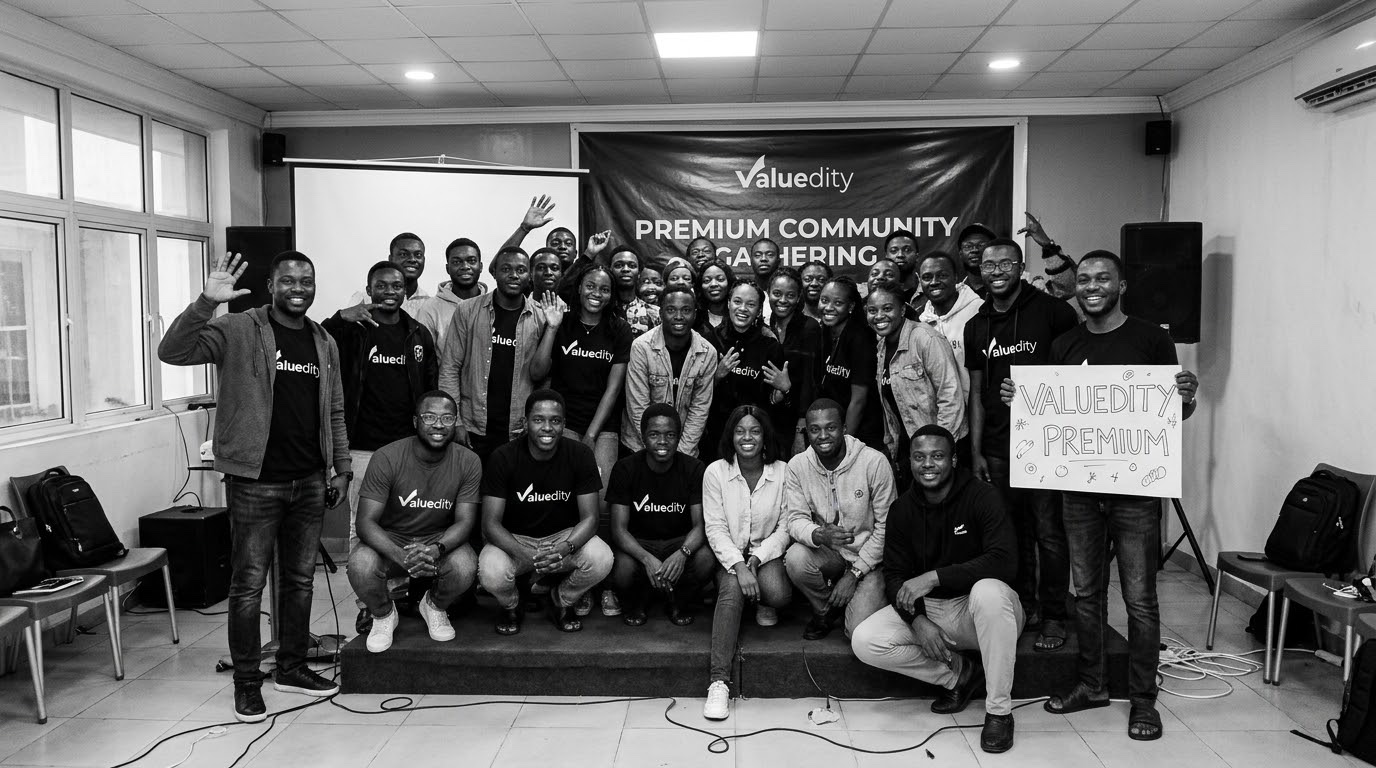 Valuedity Premium community gathering group photo